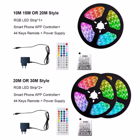 Produto quente Luzes de néon personalizadas 24V 12V LED Neon Light Strip RGB Multicolor Smart Neon LED Strip Kit